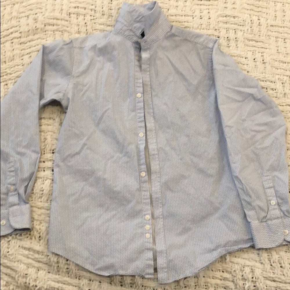 Blue long sleeve KIDS dress shirt